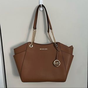 Michael Kors Jet Set Large Chain Strap Tote Bag Purse